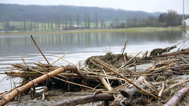 Nordlich von Lahm nach dem Hochwasser im Itzgrund