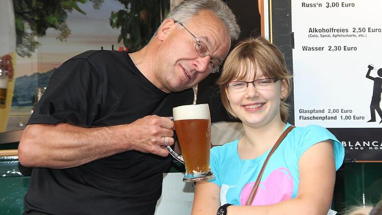 Stefan Simon und Tochter Paula