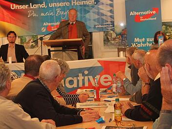 Von den AfD-Anhängern wurde er gefeiert: Alexander Gauland.  Fotos: Alexander Hartmann