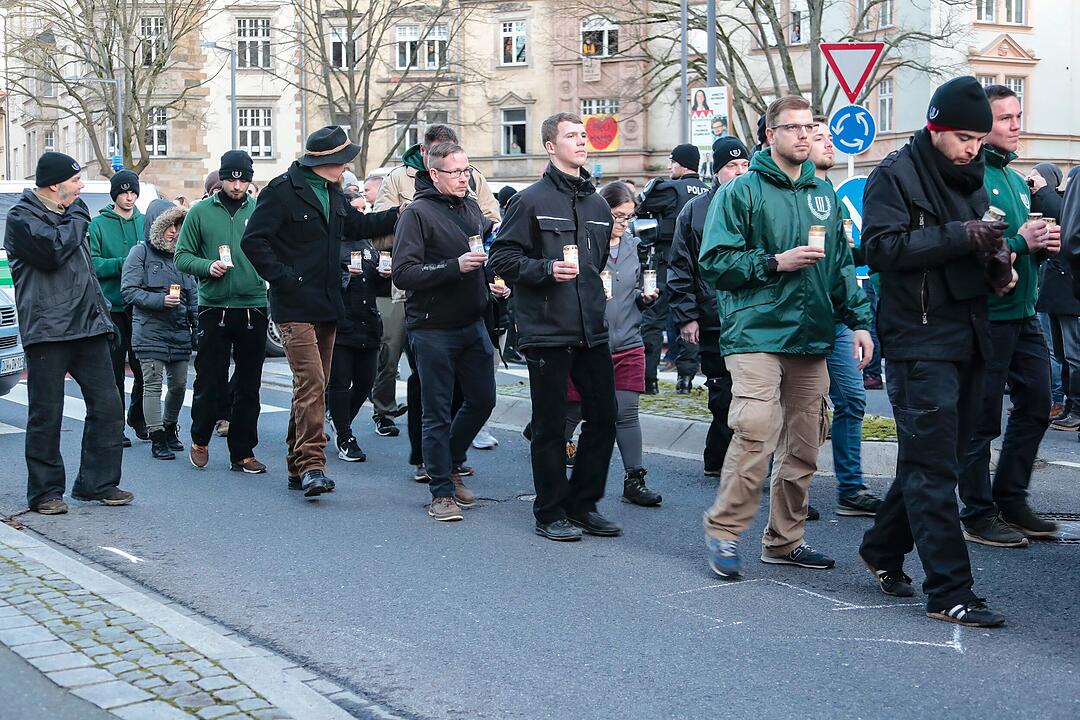 Fest der Demokratie, III. Weg und Anti-Nazi-Demonstrationen in Bamberg