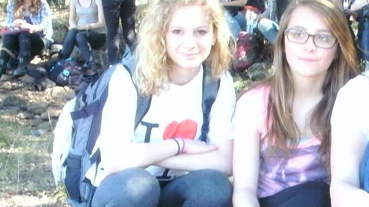 Eva (links) und ihre Austauschschülerin Appoline