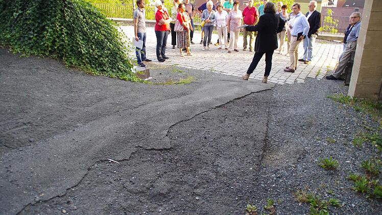 Ortstermin zur Stadtsanierung in Wallenfels. Foto: Marco Meißner
