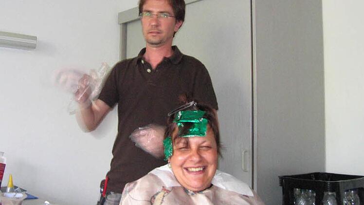 Harschneidetraining in der Rehaklinik.