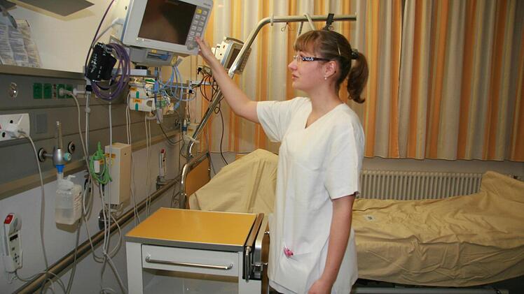 Caroline Gorlt findet den Nachtdienst in Ordnung.