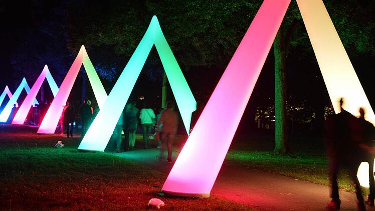 Coburg leuchtet bei der Museumsnacht 2014. Foto: Ronald Rinklef