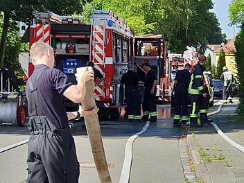 Feuer in Wohnhaus in Nürnberg - enormer Sachschaden