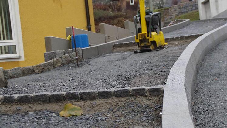 Bauarbeiten in Steinberg. Foto: Marco Meißner