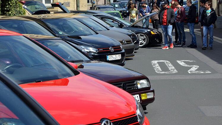 GTI-Treffen in Münnerstadt 2017. Foto: Peter Rauch