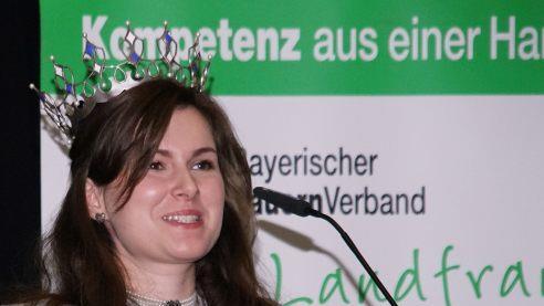 Das Engagement der Landfrauen würdigte auch die amtierende bayerische Milchkönigin, Sonja Wagner.