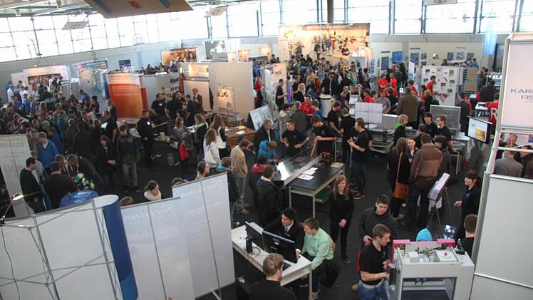 Rund eintausend Besucher informierten sich bei der 17. Auflage der Lichtenfelser Ausbildungsmesse.