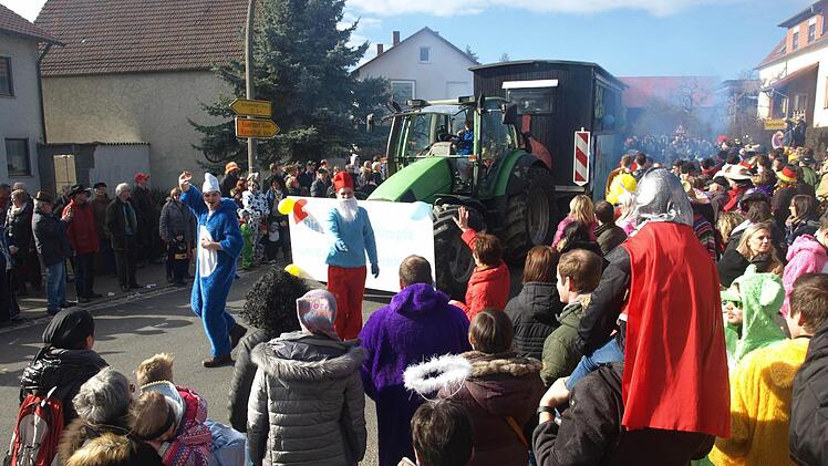 Faschingsumzug in Ebenhausen.  Foto: Stefan Geiger