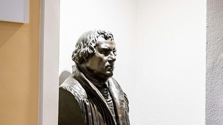 Luther-Büste von Ernst Rietschel in der Coburger MorizkircheFoto: Jochen Berger