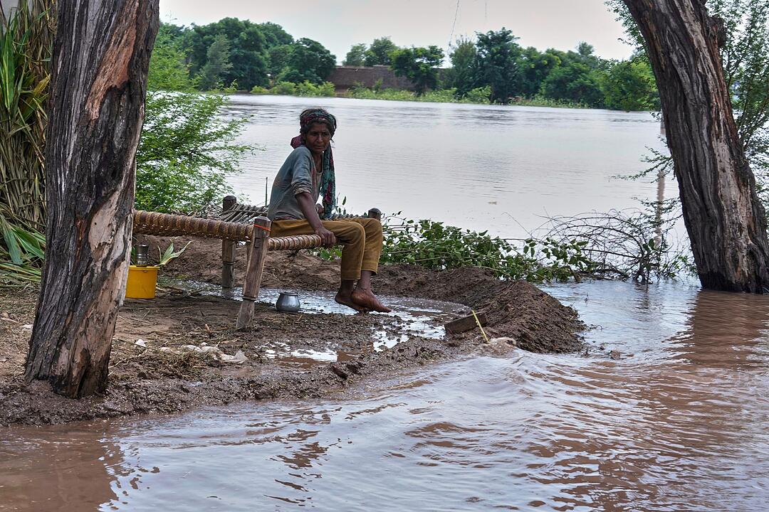 Überschwemmung in Pakistan