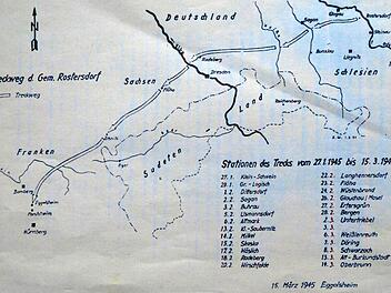 Der Treckweg: unterwegs von Schlesien nach Franken  Repro: Manfred Franze