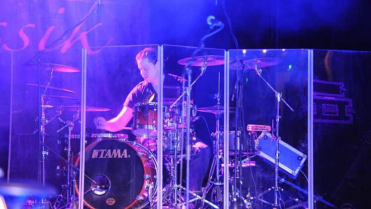 Der Drummer.