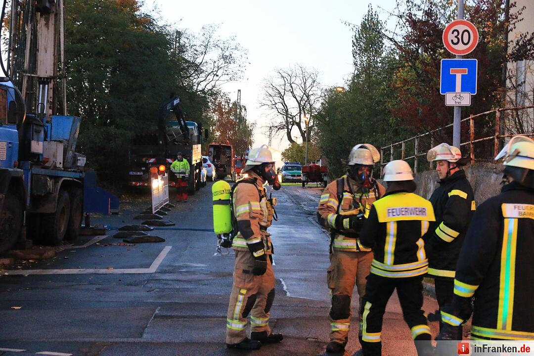 Gasleck: Sperrungen und Verkehrschaos in Bamberg