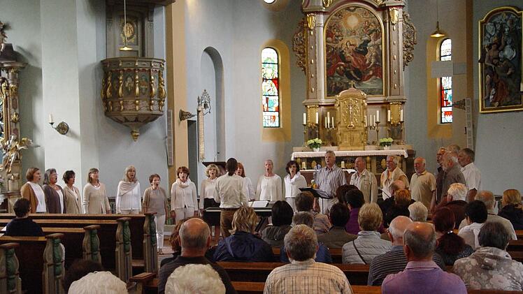 "GuIG" aus Hammelburg war zu Gast in der Marienkirche des Staatsbades. Foto: Brigitta Kempe-Wolf