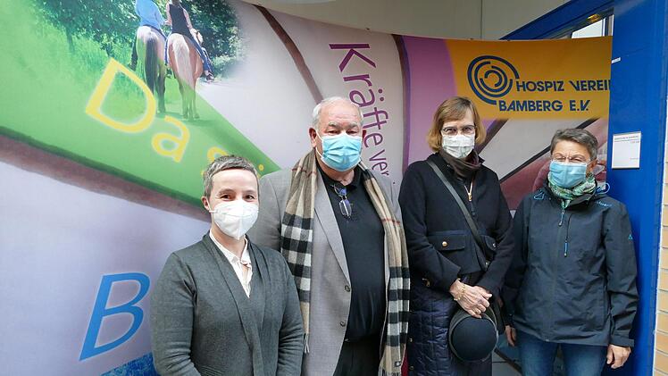 Gesprächspartner des Hospizvereins (von links): Silke Kastner, Konrad Göller, Christine Wonka und Regina Hetzel  Foto: Marion Krüger-Hundrup