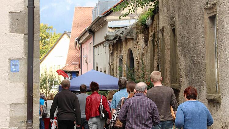Der Eingang in die "finstere Gasse"