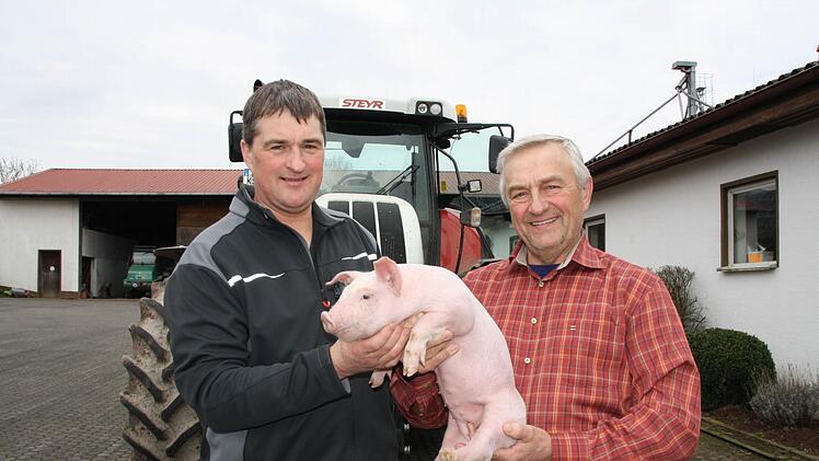 Stefan Selbert (links) mit seinem Vater Kurt. Foto: Archiv/Ralf Ruppert