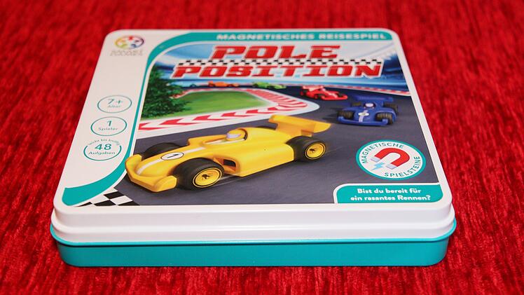 Pole Position im Test - magnetisches Rennwagen-Reisespiel
