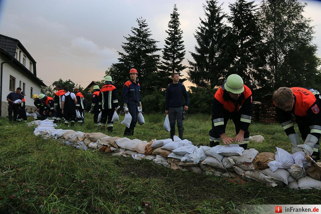 Hochwasser in Rauhenebrach