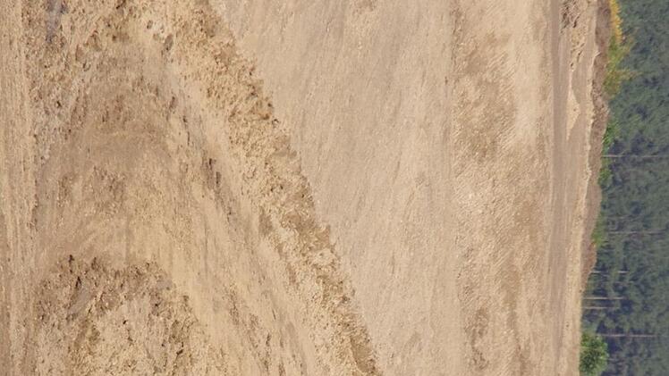 Bauarbeiten an der Umgehung Zeyern. Foto: Marco Meißner