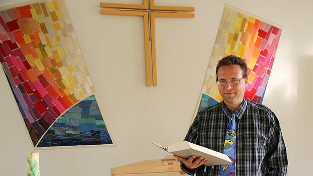 Pfarrer Martin Hild ist der neue Pfarrer der evangelischen Kirchengemeinde M&uuml;nnerstadt. Thomas Malz