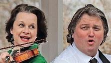 Das Duo „Little Radio“ sorgt für Stimmung.
