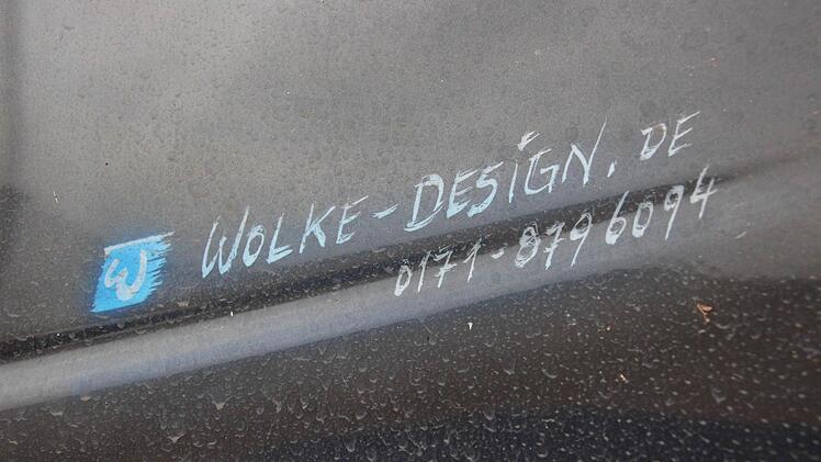 Der Airbrush-Künstler hat seine Handschrift hinterlassen.  Foto: Friedwald Schedel