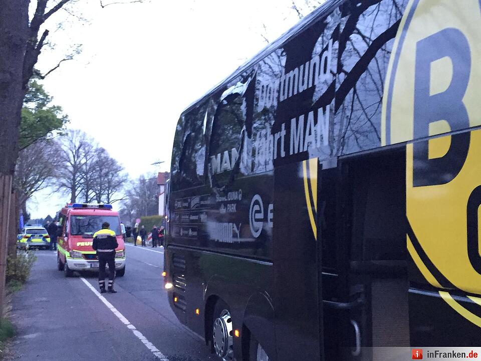 Explosion am Mannschaftsbus in Dortmund