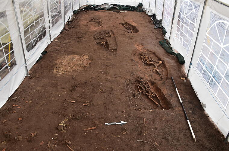 Neustadt bei Coburg: "Kinder übereinander bestattet" - Archäologen entdecken 250 Skelette bei Grabung