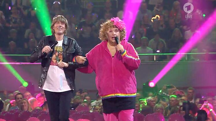 Das neue Schlagertraumpaar? Cindy aus Marzahn und Mickie Krause sangen gemeinsam "Paloma Blanca".