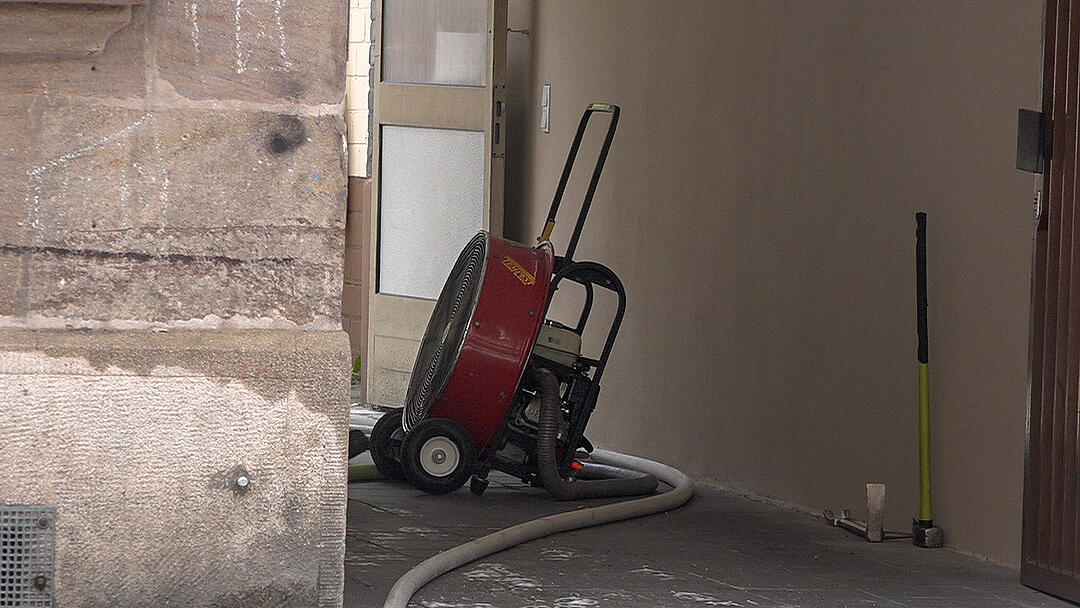 Wohnung geht in Flammen auf
