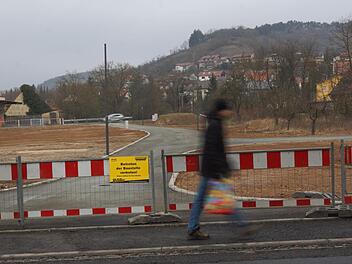 Noch ist das neue Baugebiet "Berliner Straße II" abgesperrt.Foto: Arkadius Guzy