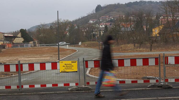 Noch ist das neue Baugebiet "Berliner Straße II" abgesperrt.Foto: Arkadius Guzy