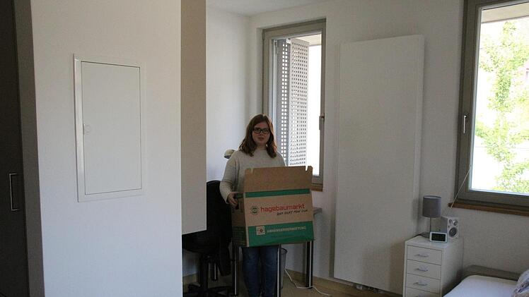 Vanessa Dietz in ihrem Apartment.