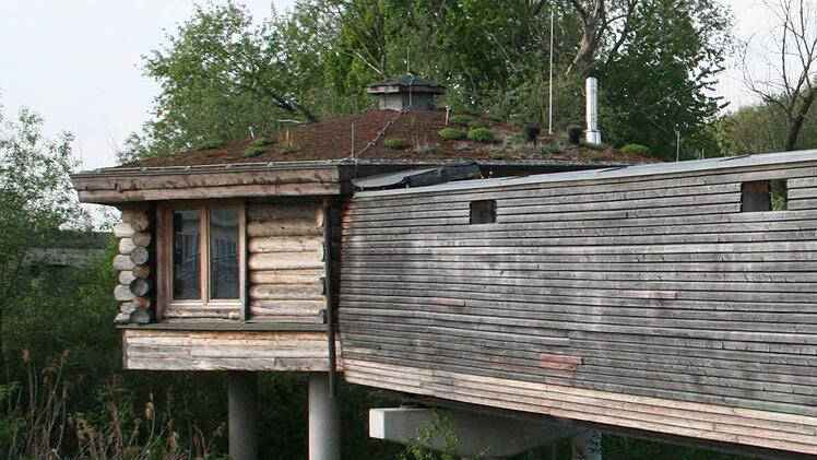 Der Weg zur Inselsauna oder Panoramasauna