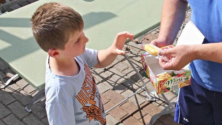 Auch an Eis war gedacht.  Foto: Helmut Will