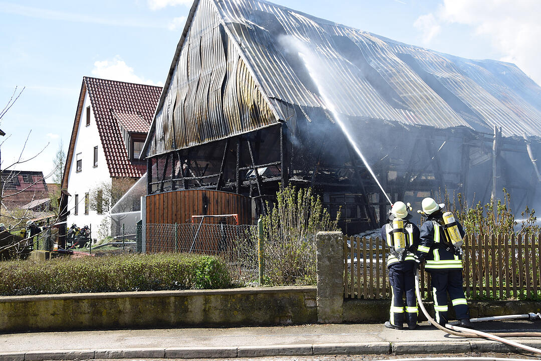 Scheune abgebrannt