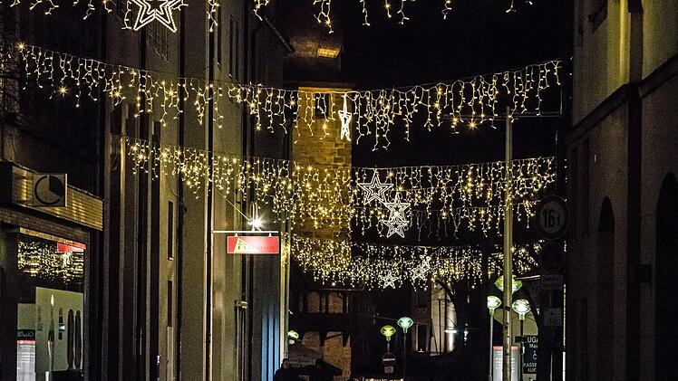 Coburger Adventsbeleuchtung: Blick zum JudentorFoto: Jochen Berger