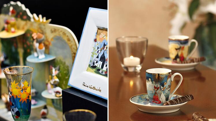 Im Merchandise-Bereich der Rosina Wachtmeister-Ausstellung gibt es viele schöne Geschenkartikel zu entdecken