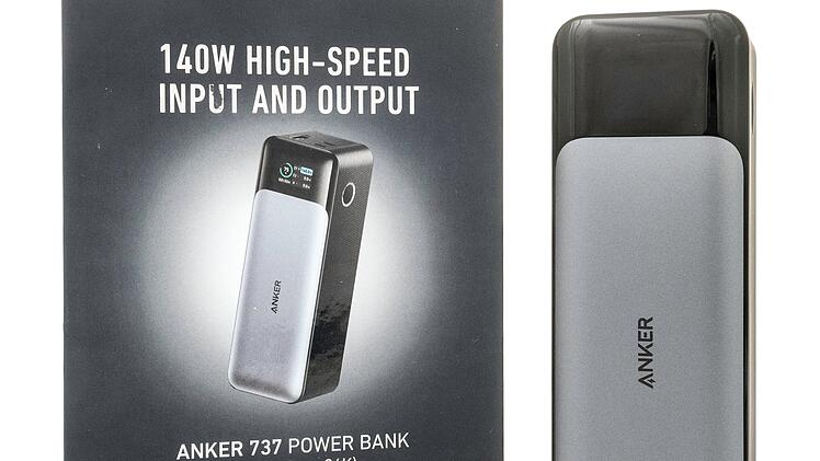 Powerbank, Power Bank,  Winneconne, WI - 9 September:  A package of Anker power 737 power bank on an isolated background