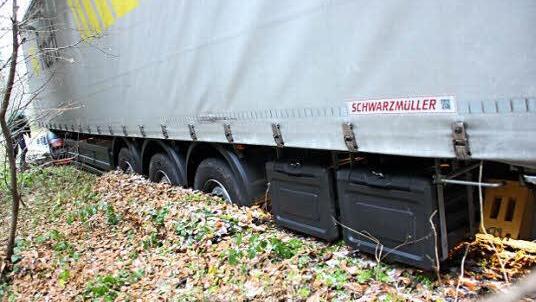 Die linke Seite war komplett eingesunken.  Fotos: Friedwald Schedel