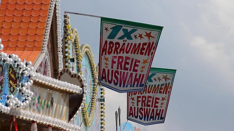 Die Buden stehen schon.