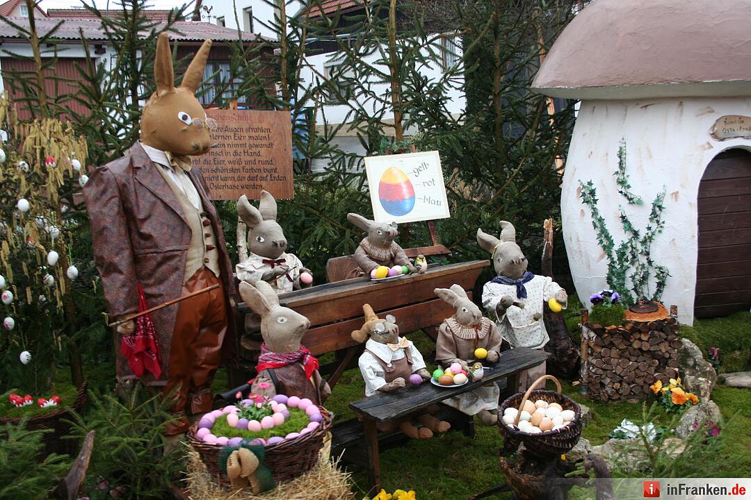 Osterbrunnen in der Fränkischen Schweiz