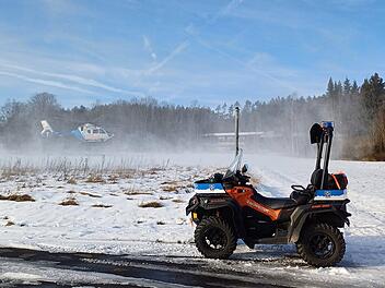Oberfranken: Frau nach Wanderunfall mit Polizeihubschrauber gerettet