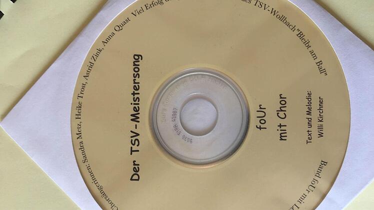 Der von Willi Kirchner eingespielte Meistersong. Fotos: Andreas Holzheimer