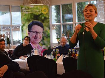 Katharina Schulze hielt eine leidenschaftliche Rede.      Foto: Larissa Händel