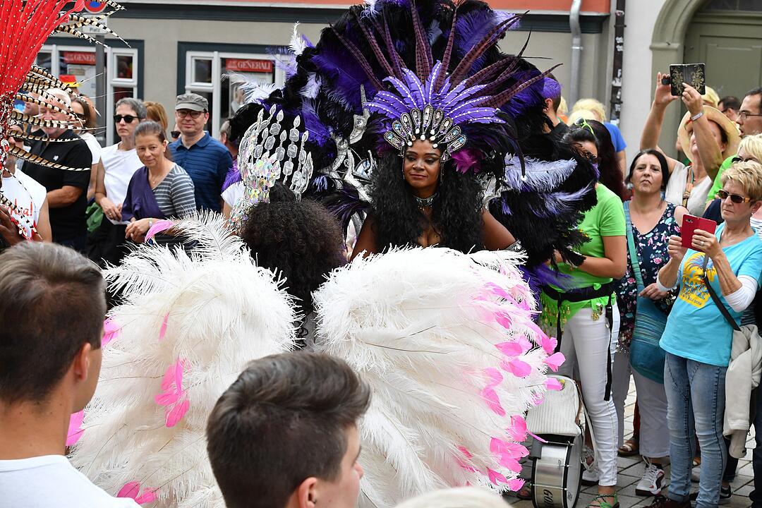 Umzug beim Samba-Festival in Coburg